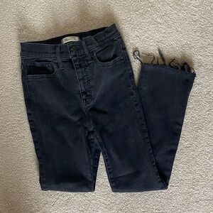 Madewell Black Cali Demi Boot Jeans